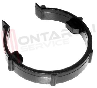 Immagine di ANELLO BLOCCAGGIO TUBO A GOMITO ABS NERO