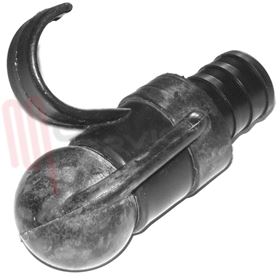 Visualizza i dettagli per GANCIO TUBO SCARICO/CARICO CON SFERA IN GOMMA Immagine di GANCIO TUBO SCARICO/CARICO CON SFERA IN GOMMA