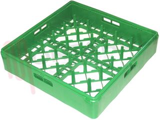 Immagine di CESTO LAVASTOVIGLIE 500X500X100MM. VERDE