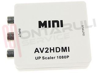 Immagine di CONVERTITORE 3 RCA AV IN  - OUT HDMI DIGITAL VIDEO 1080P