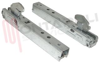 Immagine di COPPIA CERNIERA PORTA FORNO FULCRO FISSO L=170MM.