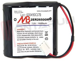 Immagine di BATTERIA 7,2V 6,5AH AL LITIO CON FILO