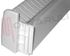 Immagine di BALCONCINO BOTTIGLIE BIANCO 500X135X90MM.