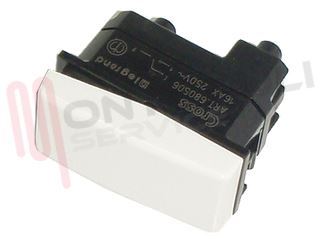 Immagine di DEVIATORE 16A 1 POSTO BIANCO SERIE CROSS