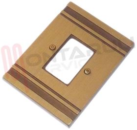 Visualizza i dettagli per PLACCA 1 POSTO METALLICA BTICINO PIUMA Immagine di PLACCA 1 POSTO METALLICA BTICINO PIUMA