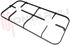 Immagine di GRIGLIA 2 FUOCHI PIATTINA 445X230X28MM NERA TECNOGAS