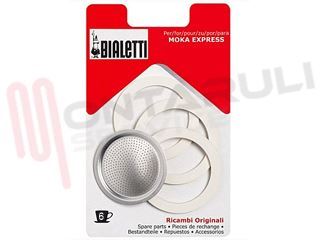 Immagine di GUARNIZIONE + FILTRO 6 TZ. MOKA EXPRESS/DAMA/BREAK