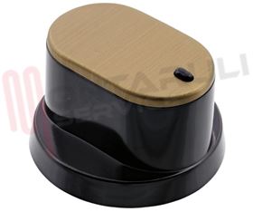 Visualizza i dettagli per MANOPOLA FUOCO GAS NERA D.6MM. Immagine di MANOPOLA FUOCO GAS NERA D.6MM.