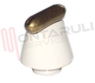Immagine di MANOPOLA FUOCO OW-BRUNITA BIANCA D.6MM.