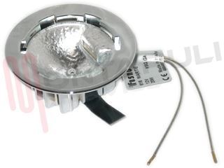 Immagine di FARETTO INCASSO F60 20W MARTE H30 CROMATO GZ4 SPILLO