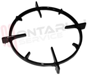 Visualizza i dettagli per GRIGLIA 1 FUOCO GHISA NERA Immagine di GRIGLIA 1 FUOCO GHISA NERA