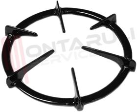 Visualizza i dettagli per GRIGLIA 1 FUOCO GHISA NERA Immagine di GRIGLIA 1 FUOCO GHISA NERA