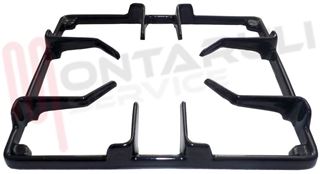 Immagine di GRIGLIA 1 FUOCO GHISA 215X245MM. NERA ZOPPAS