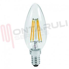 Visualizza i dettagli per LAMPADA OLIVA LED CHIARA E14 4W 230V 2700°K Immagine di LAMPADA OLIVA LED CHIARA E14 4W 230V 2700°K