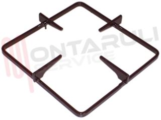 Immagine di GRIGLIA MARRONE 1 FUOCO PIATTINA 200X200MM. INDESIT