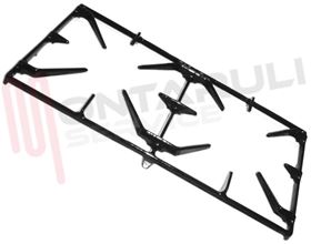 Visualizza i dettagli per GRIGLIA 2 FUOCHI GHISA 418X235MM. SMEG Immagine di GRIGLIA 2 FUOCHI GHISA 418X235MM. SMEG
