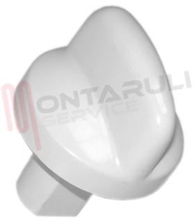 Immagine di MANOPOLA FUOCO BIANCA DIAM.8MM.