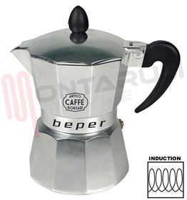 Visualizza i dettagli per MOKA CAFFETTIERA 3 TAZZE PER INDUZIONE Immagine di MOKA CAFFETTIERA 3 TAZZE PER INDUZIONE