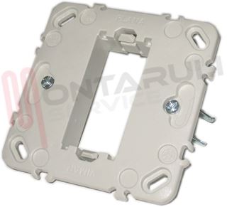 Immagine di SUPPORTO 1 POSTO + GRIFFE GRIGIO SERIE PLANA