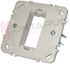 Immagine di SUPPORTO 1 POSTO + GRIFFE GRIGIO SERIE PLANA