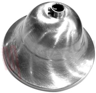 Immagine di ROSONE METALLO SATINATO SAGOMATO D.110 H.63