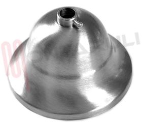 Visualizza i dettagli per ROSONE METALLO SATINATO SAGOMATO D.90 H.57 Immagine di ROSONE METALLO SATINATO SAGOMATO D.90 H.57