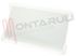 Immagine di RIPIANO IN VETRO CON BORDI IN PLASTICA BIANCO 485X310MM.