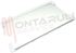 Immagine di RIPIANO IN VETRO CON BORDI IN PLASTICA BIANCO 485X310MM.