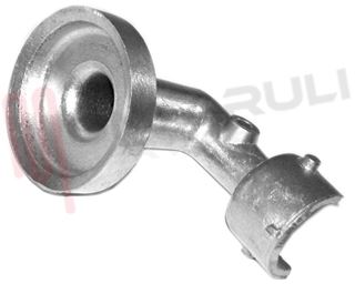 Immagine di BRUCIATORE GHISA A PIPA GRANDE BOMPANI CANNA CORTA L= 78MM.
