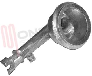 Immagine di BRUCIATORE GHISA A PIPA CORONA GRANDE MAROCCHI L=160MM.