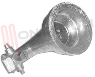 Immagine di BRUCIATORE GHISA A PIPA CORONA SINGER URANIA L=100MM.