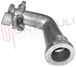 Immagine di BRUCIATORE GHISA A PIPA PICCOLO SINGER URANIA L=75MM.