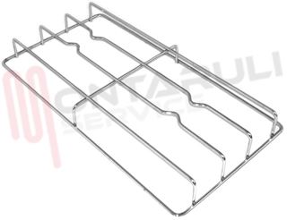 Immagine di GRIGLIA 2 FUOCHI FILO 433X230MM. SAMET