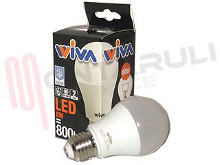 Immagine di LAMPADA GOCCIA SATINATA LED E27 8W 220V 6000°K (RESA/60)