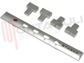 Visualizza i dettagli per MASCHERINO CON 4 TASTI PER CAPPA GRIGIO FABER Immagine di MASCHERINO CON 4 TASTI PER CAPPA GRIGIO FABER