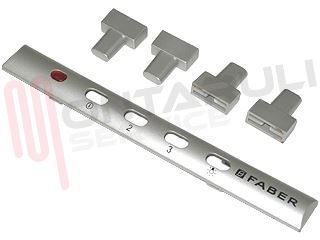 Immagine di MASCHERINO CON 4 TASTI PER CAPPA GRIGIO FABER