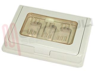 Immagine di PLACCA STAGNO 3P BIANCA MOLVENO SERIE GL2000