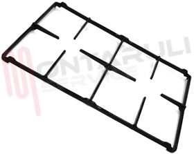 Visualizza i dettagli per GRIGLIA 2 FUOCHI GHISA 433X260MM. ELBA DELONGHI NERA Immagine di GRIGLIA 2 FUOCHI GHISA 433X260MM. ELBA DELONGHI NERA