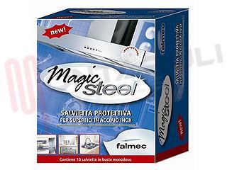 Immagine di SALVIETTE PER SUPERFICI IN ACCIAIO CF.10PZ.