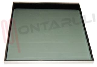 Immagine di VETRO COPERCHIO FUME' C/TELAIO 550X502XH.30MM. GRANDE