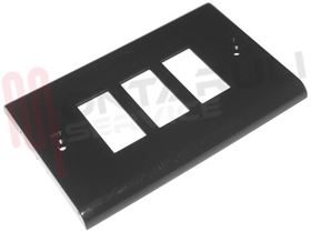 Visualizza i dettagli per PLACCA RETTANGOLARE NERA 3 POSTI SERIE MAGIC Immagine di PLACCA RETTANGOLARE NERA 3 POSTI SERIE MAGIC