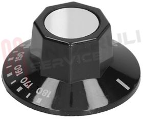 Visualizza i dettagli per MANOPOLA TERMOSTATO Ø 50 MM. 100-180°C Immagine di MANOPOLA TERMOSTATO Ø 50 MM. 100-180°C