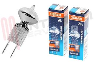 Immagine di KIT 2PZ. LAMPADA ALOGENA A SPILLO 20W GY6.35 12V MINISTRAL