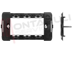 Visualizza i dettagli per SUPPORTO 3 POSTI NERO SERIE TL Immagine di SUPPORTO 3 POSTI NERO SERIE TL