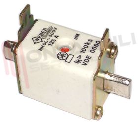 Visualizza i dettagli per FUSIBILE 100kA NH00 500V 125A WEBER VDE0660 Immagine di FUSIBILE 100kA NH00 500V 125A WEBER VDE0660
