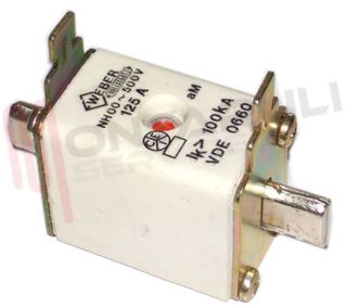 Immagine di FUSIBILE 100kA NH00 500V 125A WEBER VDE0660