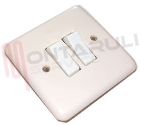 Visualizza i dettagli per COMMUTATORE INCASSO C/PLACCA BIANCA Immagine di COMMUTATORE INCASSO C/PLACCA BIANCA