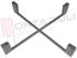 Immagine di GRIGLIA 1 FUOCO GHISA 248X248MM. NARDI