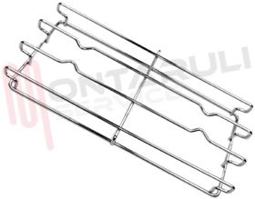 Visualizza i dettagli per GRIGLIA 2 FUOCHI FILO 377X175MM. CROMATA SAMET Immagine di GRIGLIA 2 FUOCHI FILO 377X175MM. CROMATA SAMET