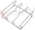 Immagine di GRIGLIA 1 FUOCO FILO 175X150MM. CROMATA SAMET